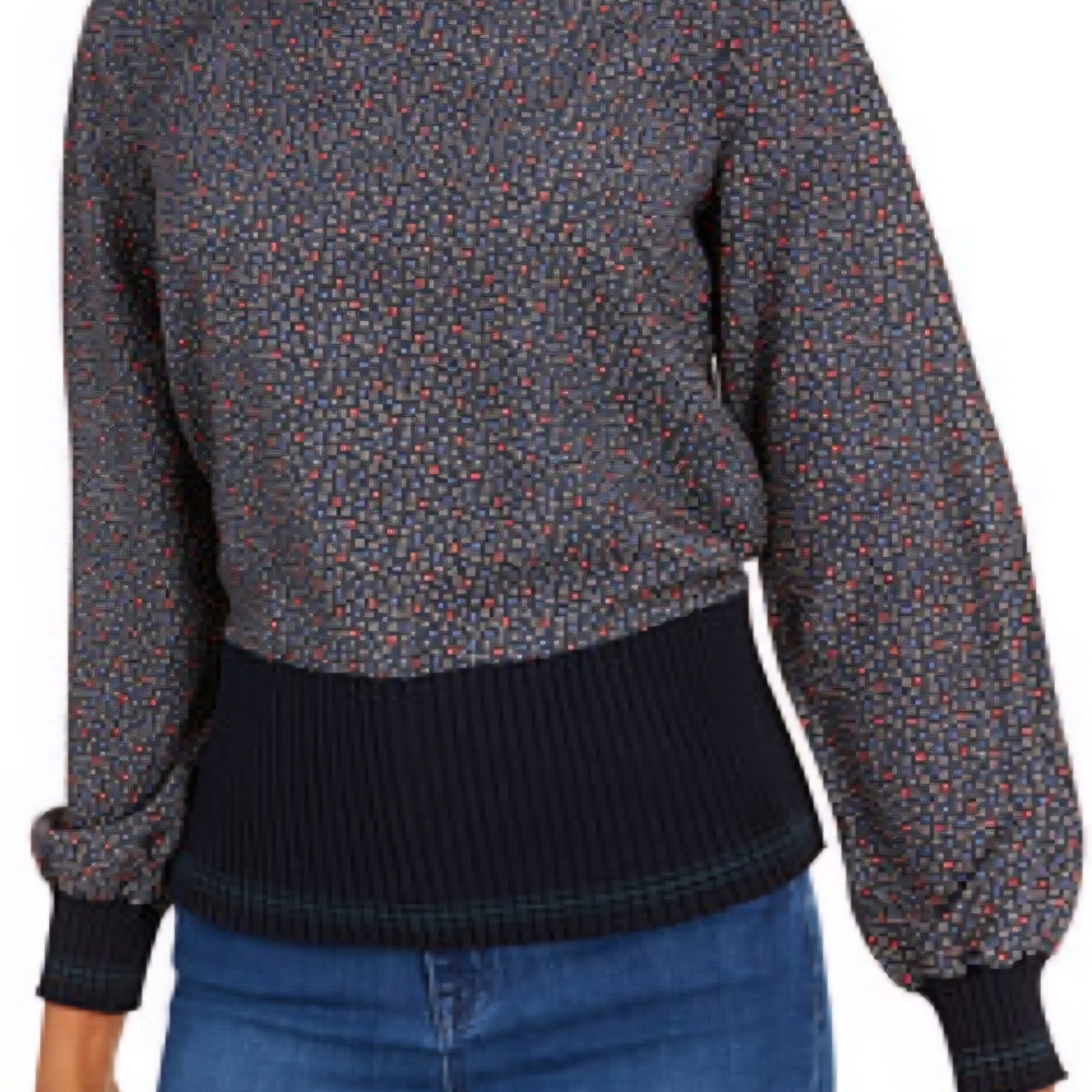 French Connection Floral Top - Black and Red- NWT - Picture 4 of 6